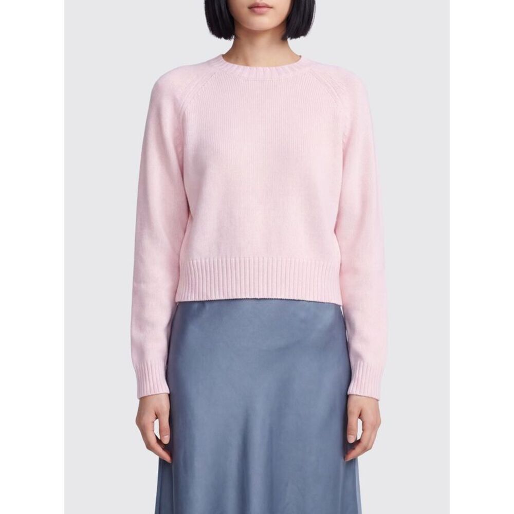 Allude Women Allude Long-Sleeved Cashmere Crewneck Jumper With Ribbed Hem